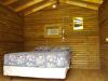 Inside of one of our 10x12 cabins that sleep 2